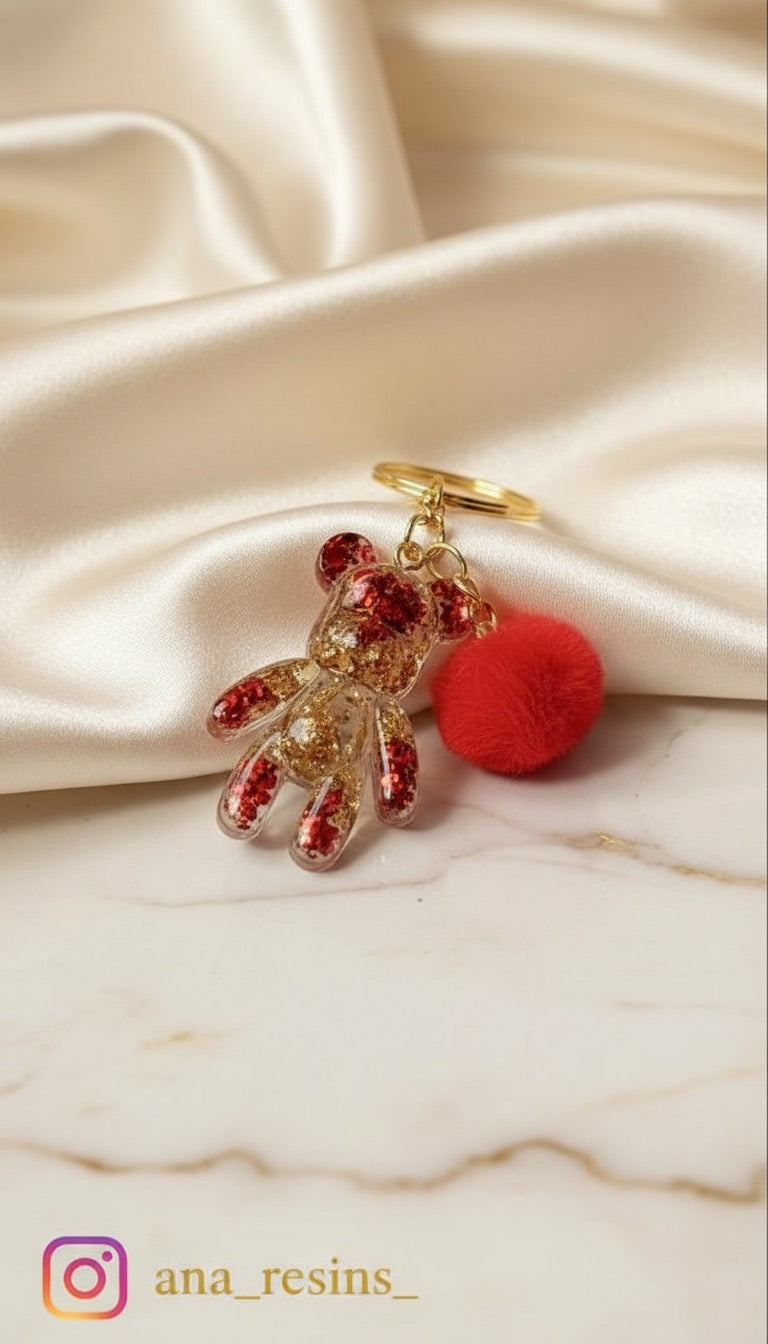 Nalle björnen nyckelring