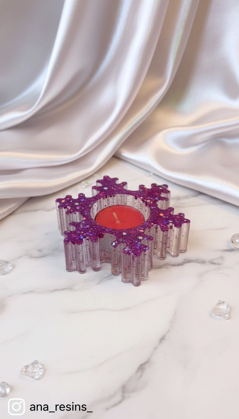 Ljushållare snöflinga