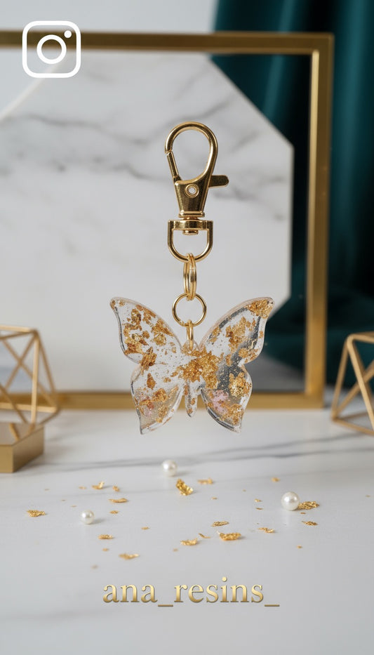 Fjäril nyckelring