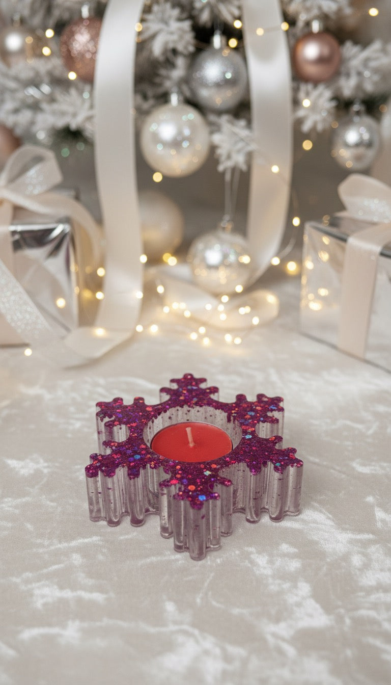 Ljushållare snöflinga