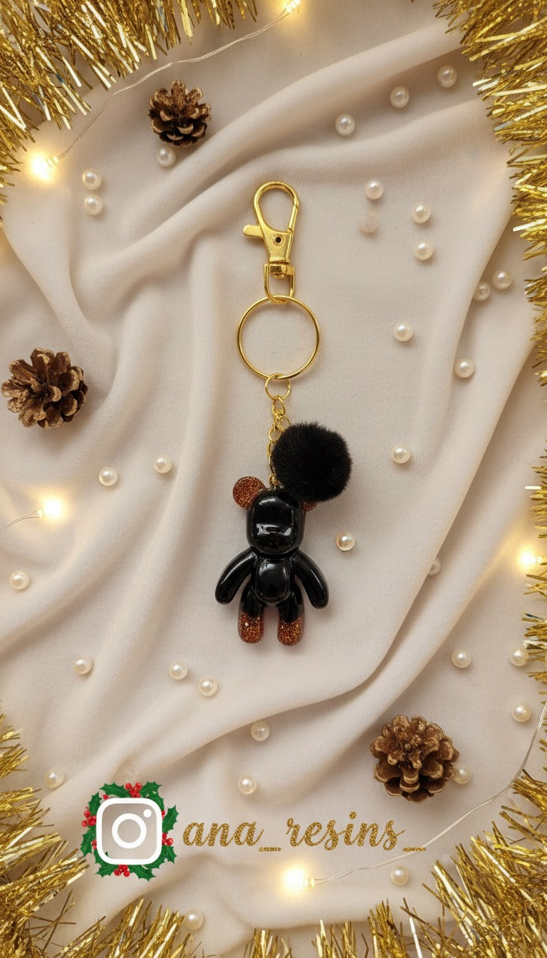 Nalle björnen nyckelring