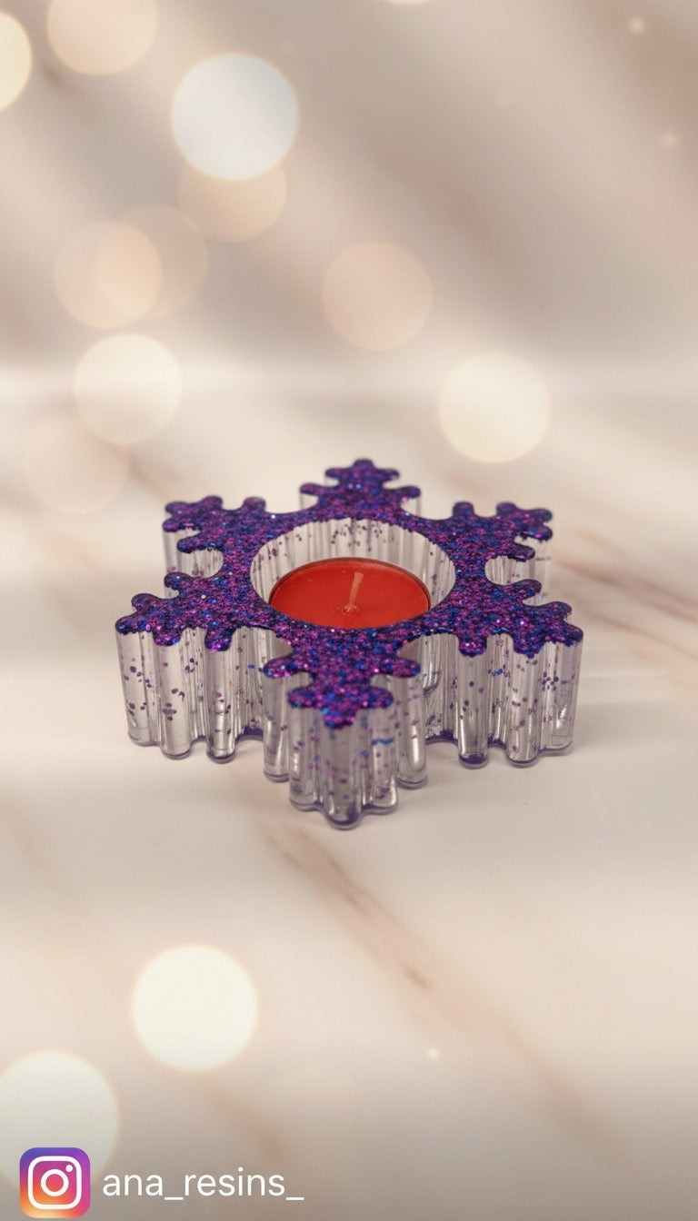 Ljushållare snöflinga