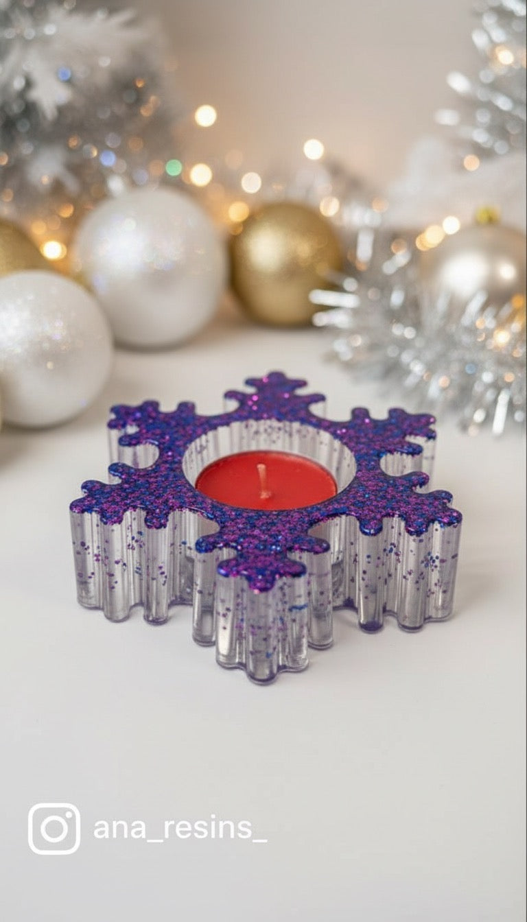 Ljushållare snöflinga